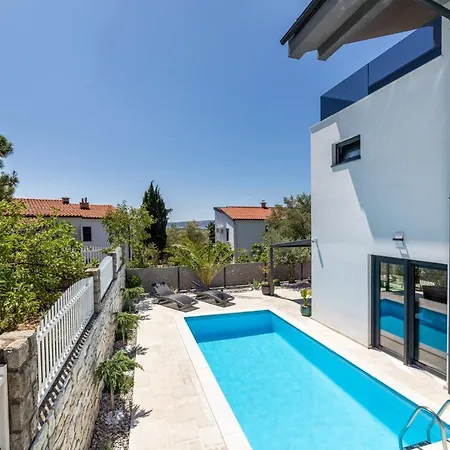 Luxury Villa Adria Apartments Krk Town Exterior photo